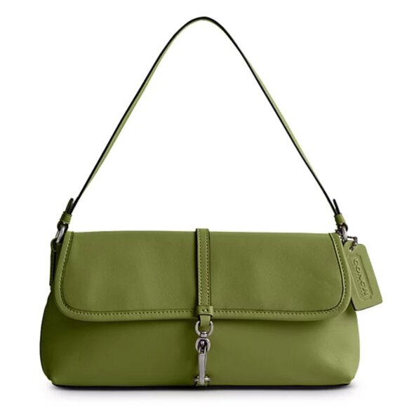 Coach Handbags - Coach Hamptons Leather Bag Dark Lime
